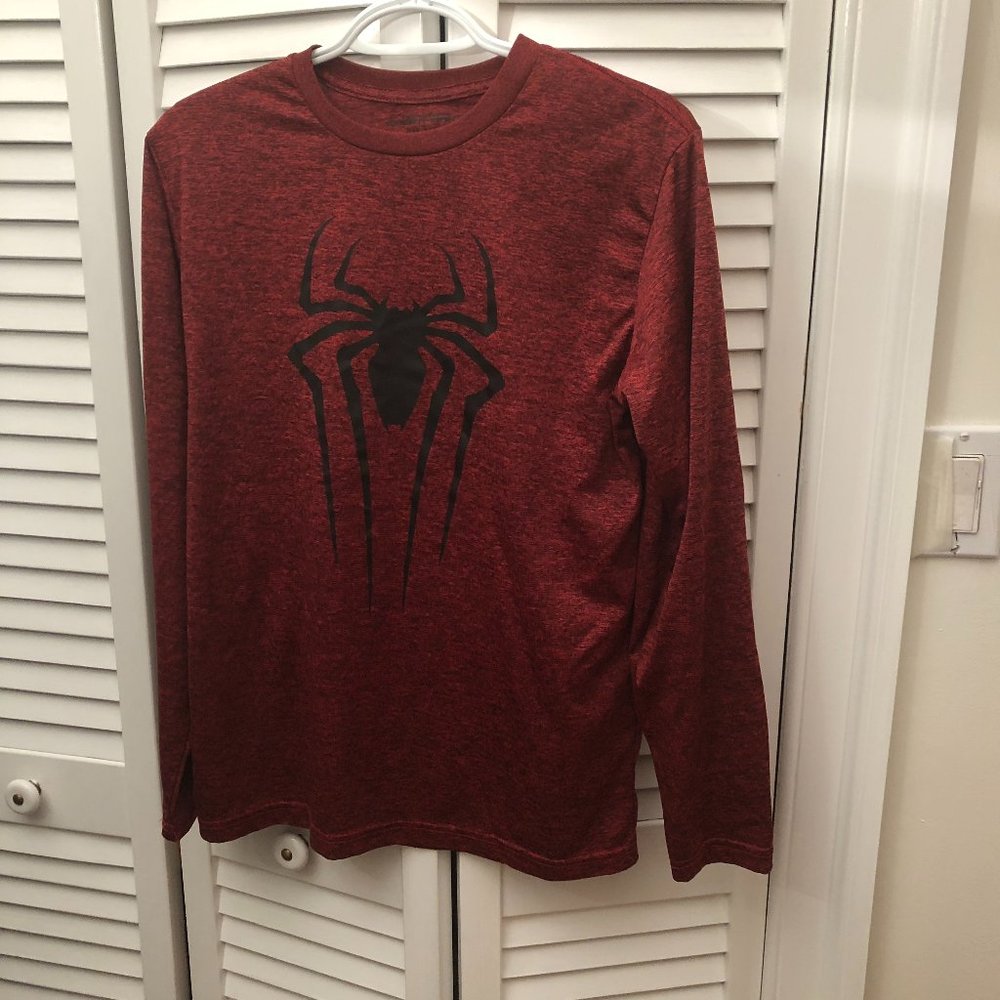 The Amazing Spiderman 2 dry fit red and blue, S